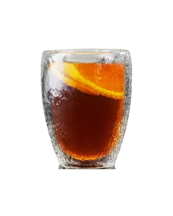 Buzlu Çift Cidarlı Buzlu 300 ML Cam Bardak